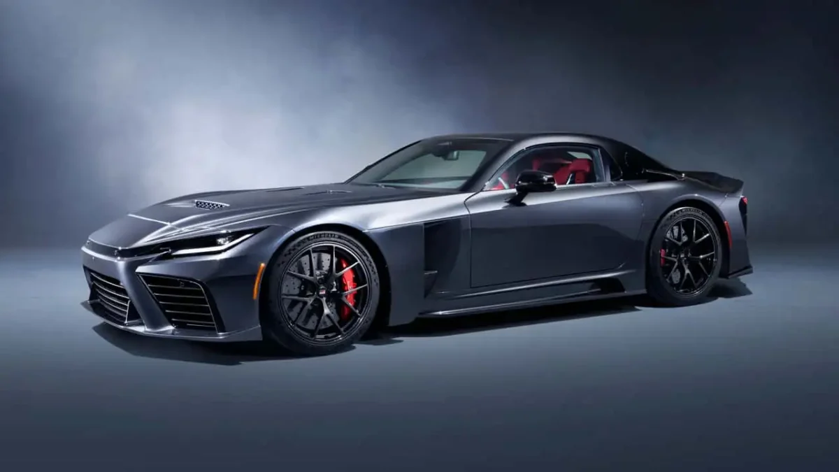 نمای جانبی تویوتا GR GT مدل عادی