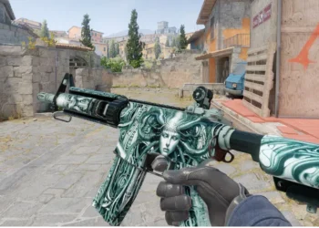 تصویری از اسکین شخصی‌سازی شده اسلحه در کانتر استرایک ۲