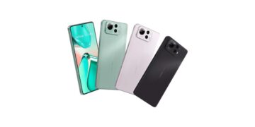 چهار گوشی Asus Zenfone 12 Ultra در رنگ‌های سبز روشن، صورتی ملایم، مشکی و نمای جلویی نمایشگر.