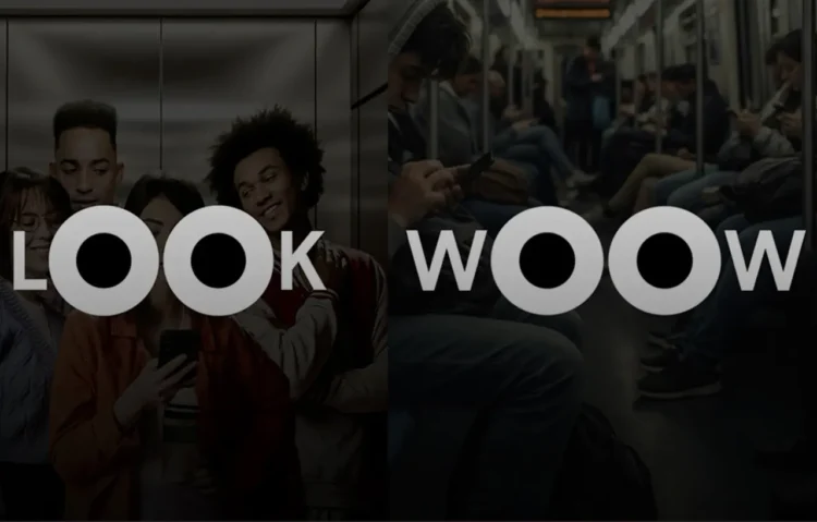 نمای گرافیکی مفهومی از لایه حریم خصوصی سامسونگ (Samsung Privacy Layer) با تقسیم‌بندی بصری تصویر به دو بخش با کنتراست متفاوت؛ تأکید بر محافظت از داده‌های صفحه‌نمایش گوشی در محیط‌های عمومی و کاهش دید غیرمجاز محتوا.