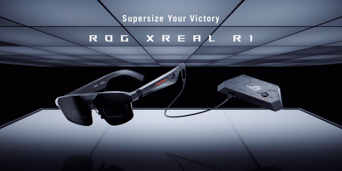 ایسوس از عینک گیمینگ واقعیت افزوده ROG XREAL R1 AR رونمایی کرد