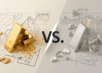 تفاوت سرمایه‌گذاری نقره و طلا