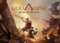 آرت‌ورک سینمایی با عنوان God of War: Sons of Sparta که صحنه‌ای حماسی از نبرد در دنیای اساطیری یونان را نمایش می‌دهد؛ جنگجویان با نیزه و سپر در مقابل موجودات افسانه‌ای و هیولاهای عظیم قرار گرفته‌اند، با ترکیب‌بندی پویا، نور گرم و فضای اسطوره‌ای.