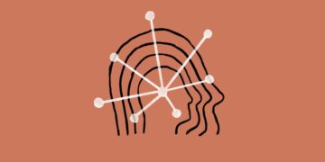 طرح گرافیکی مینیمال از یک سر انسان و شبکهای از نقاط برای معرفی Claude Opus 4.6.