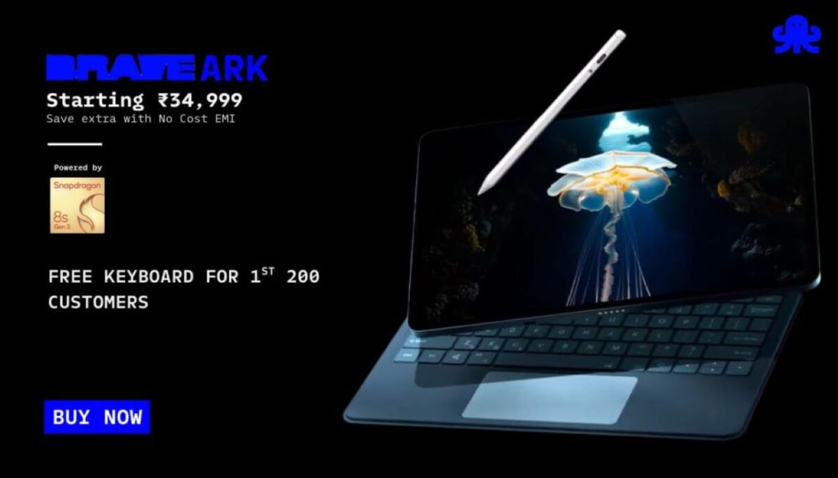 رونمایی هند از تبلت دو منظوره Brave Ark 