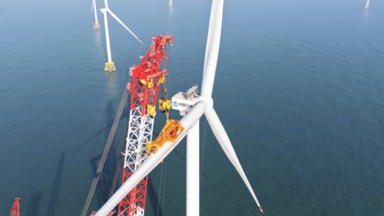 چین نخستین توربین بادی ۲۰ مگاواتی جهان را به شبکه برق متصل کرد