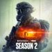 تصویر کی‌آرت رسمی Battlefield 6 Season 2 که یک اپراتور نظامی مجهز با ماسک تاکتیکی و سلاح پیشرفته را در محیطی مه‌آلود نمایش می‌دهد؛ جلوه‌های نوری نارنجی و سبز، فضای جنگی و هویت بصری فصل RedSec را برجسته می‌کنند.