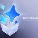 تصویر تبلیغاتی رویداد Galaxy Unpacked با طراحی مینیمال، شامل یک جعبه باز مفهومی که ستارههای سهبعدی آبیرنگ از آن خارج میشوند؛ در سمت راست تصویر، متن «Galaxy Unpacked – February 25, 2026 | Live on samsung.com» دیده میشود که به مراسم معرفی محصولات جدید سامسونگ اشاره دارد.