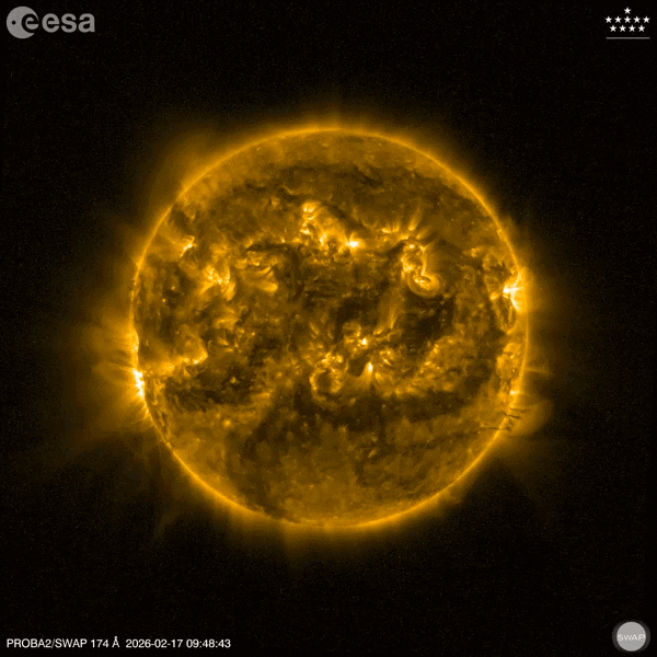 نخستین خورشیدگرفتگی ۲۰۲۶ از فضا با تصویر «حلقه آتش» ثبت شد