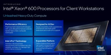 بازگشت قدرتمند اینتل به بازار پردازندههای ورکاستیشن با Xeon 600
