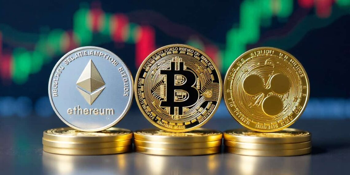 قیمت بیتکوین، اتریوم و ریپل در کوتاهمدت تا چه محدودهای میتواند رشد کند؟