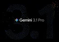 کاور رسمی معرفی Gemini 3.1 Pro با پس‌زمینه تیره و الگوی نقاط نورانی دیجیتال که عدد «3.1» را به‌صورت انتزاعی شکل می‌دهند؛ نمایش هویت بصری نسل جدید مدل زبانی Google Gemini با تمرکز بر پیشرفت‌های عملکردی، مقیاس‌پذیری و توان پردازش پیشرفته هوش مصنوعی.
