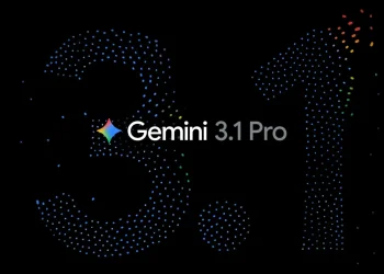 کاور رسمی معرفی Gemini 3.1 Pro با پسزمینه تیره و الگوی نقاط نورانی دیجیتال که عدد «3.1» را بهصورت انتزاعی شکل میدهند؛ نمایش هویت بصری نسل جدید مدل زبانی Google Gemini با تمرکز بر پیشرفتهای عملکردی، مقیاسپذیری و توان پردازش پیشرفته هوش مصنوعی.