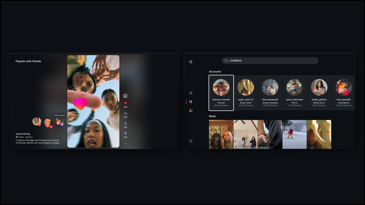 اپلیکیشن Instagram for TV عرضه شد