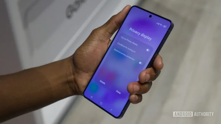 نمایشگر حریم خصوصی، فناوری جدید نهفته در گلکسی S26 اولترا