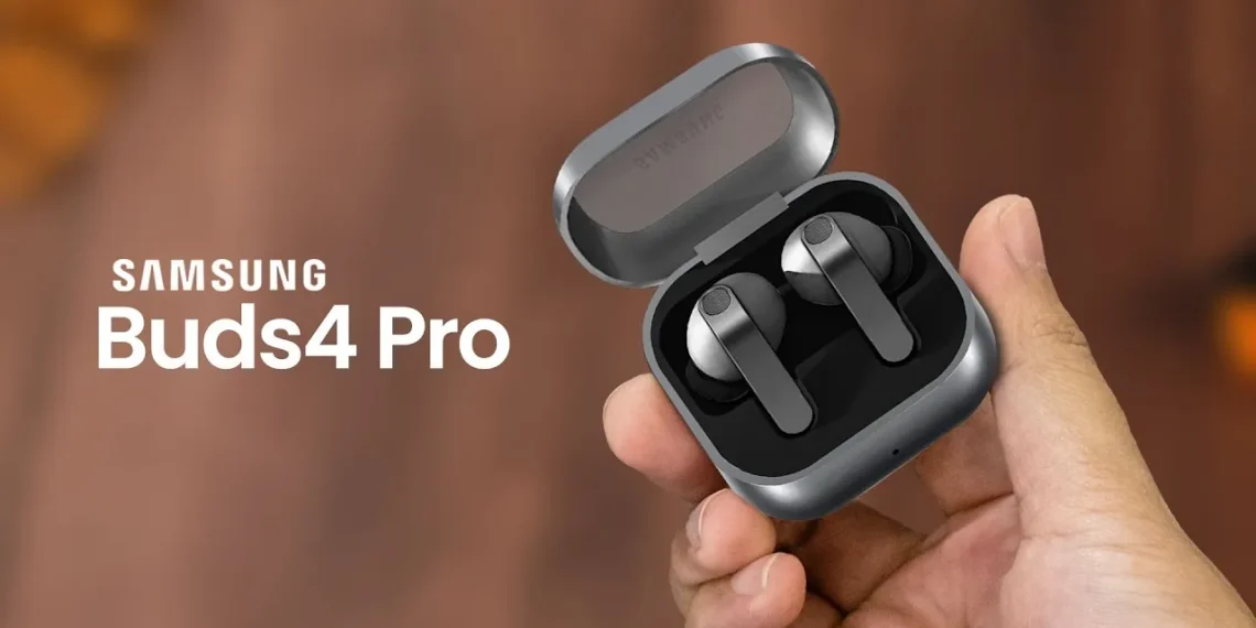 رونمایی از طراحی جدید سامسونگ گلکسی بادز ۴ پرو (Samsung Galaxy Buds 4 Pro) با ساقه بلند و کیس شارژ متالیک؛ تغییر انقلابی در ارگونومی هندزفریهای سامسونگ