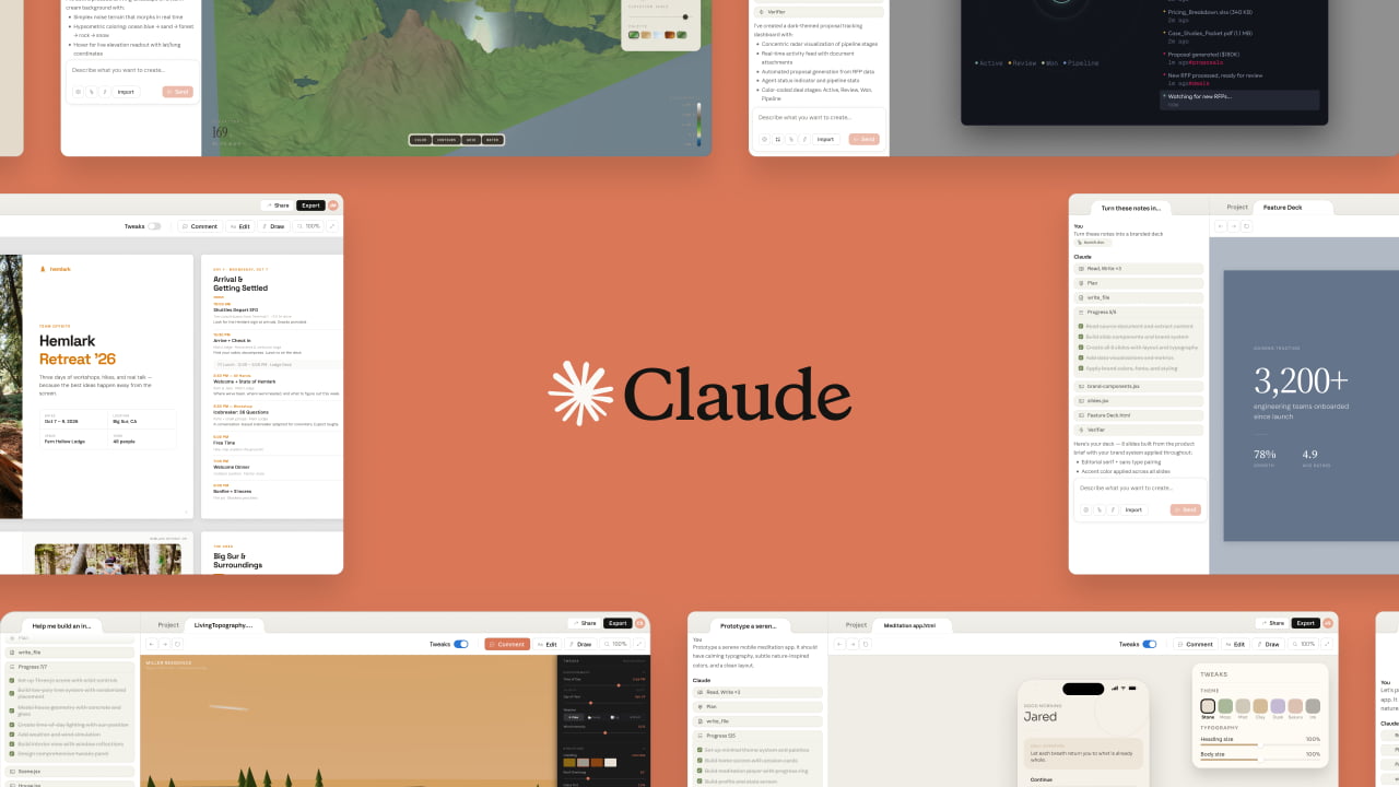 طراحی سریع بدون مهارتهای گرافیکی با پلتفرم Claude Design آنتروپیک
