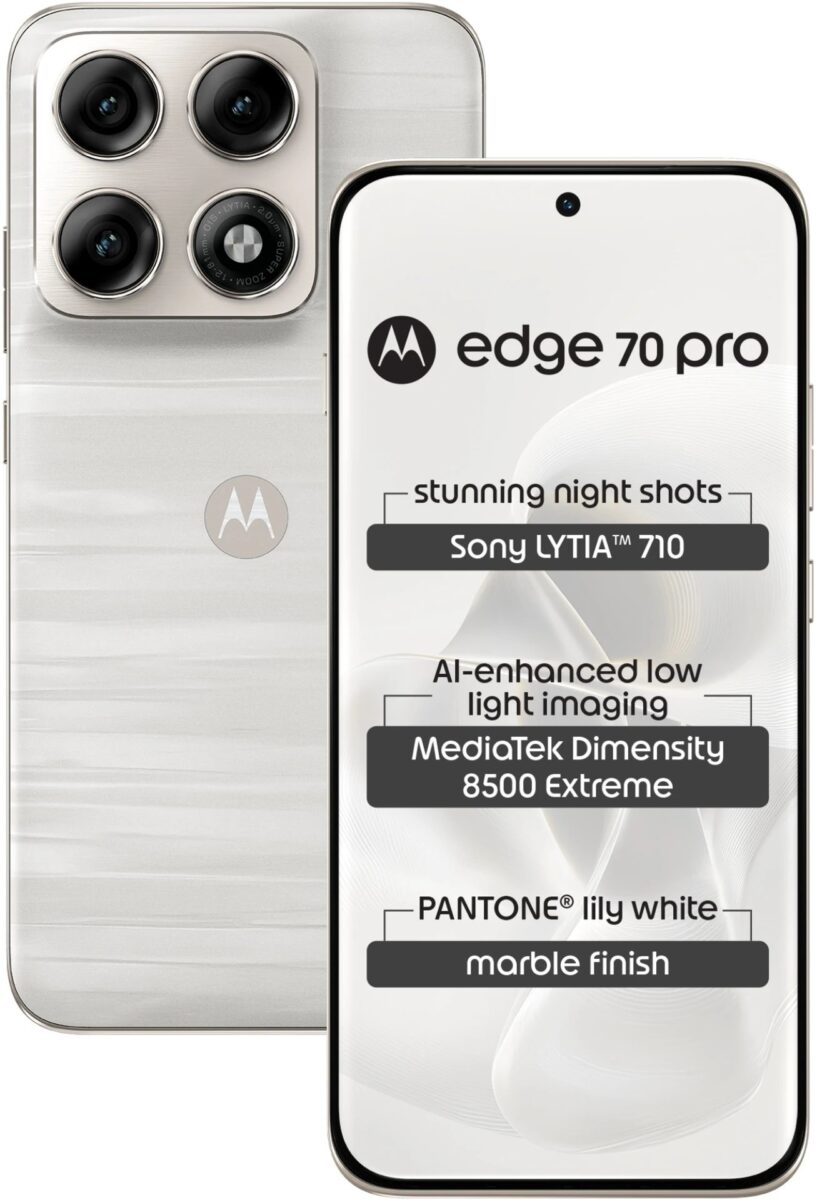 موتورولا بازار میانرده را با گوشی Edge 70 Pro تسخیر می کند