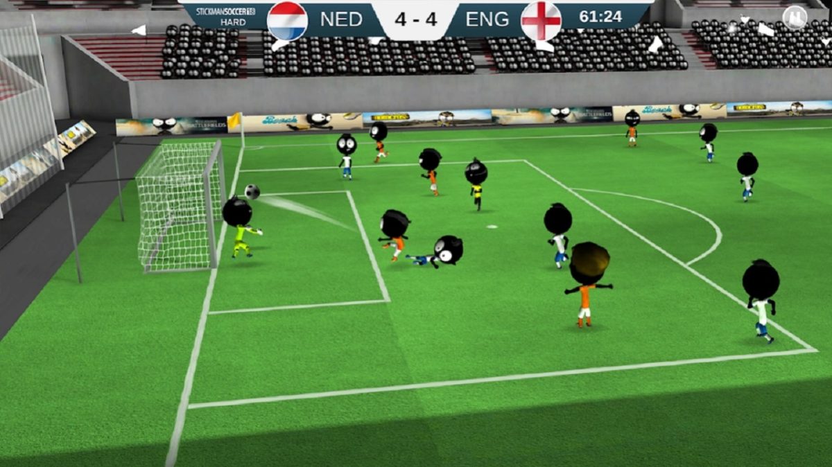 Stickman Soccer 2 یک بازی فوتبال ساده اما جذاب است که امکان رقابت دو نفره را فراهم می‌کند.