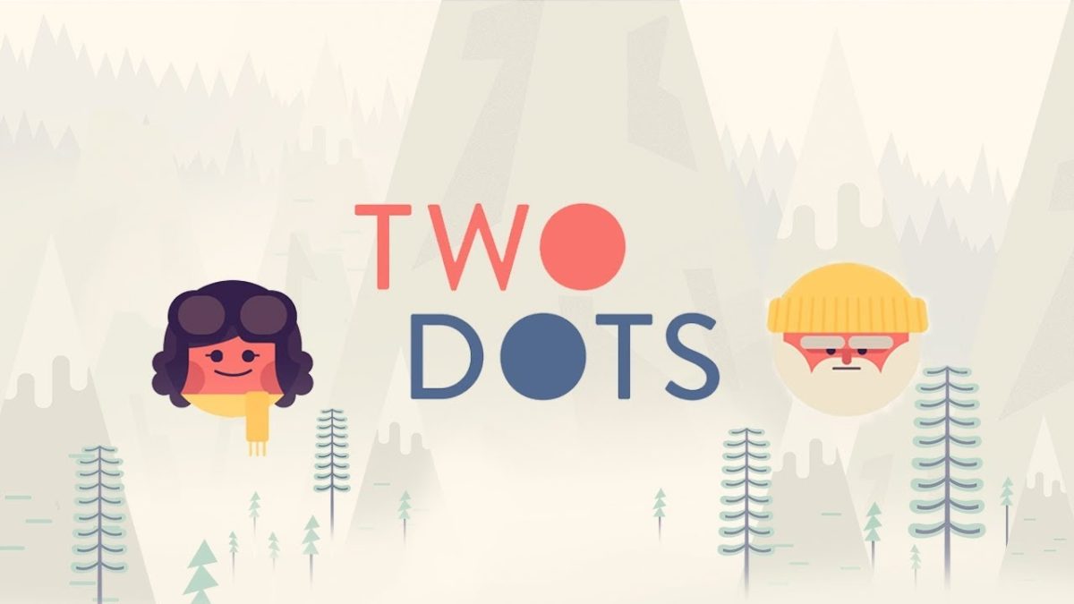 Two Dots یک بازی پازل ساده اما اعتیادآور است که بازیکنان باید نقاط هم‌رنگ را به یکدیگر متصل کنند.