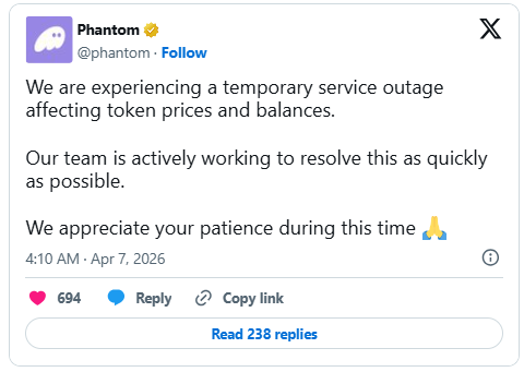 اختلال در کیف پول فانتوم