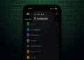 نمای رابط کاربری اپلیکیشن GitHub در موبایل با منوی ایجاد Issue جدید و Repository جدید.