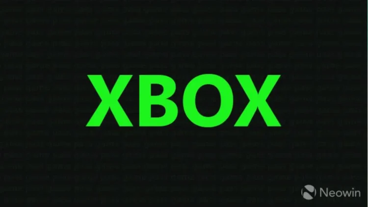 لوگوی سبز Xbox روی پس‌زمینه مشکی.