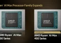 پردازندههای جدید AMD با افزایش ۵۰ درصدی کارایی هوش مصنوعی معرفی شدند
