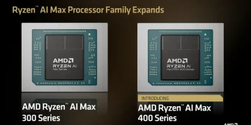 پردازندههای جدید AMD با افزایش ۵۰ درصدی کارایی هوش مصنوعی معرفی شدند