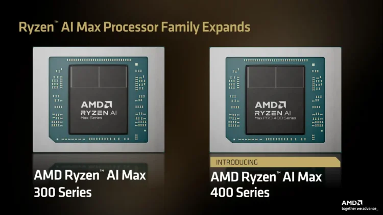 پردازندههای جدید AMD با افزایش ۵۰ درصدی کارایی هوش مصنوعی معرفی شدند