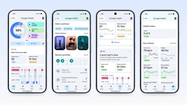 نسخه جدید اپلیکیشن Google Health منتشر شد