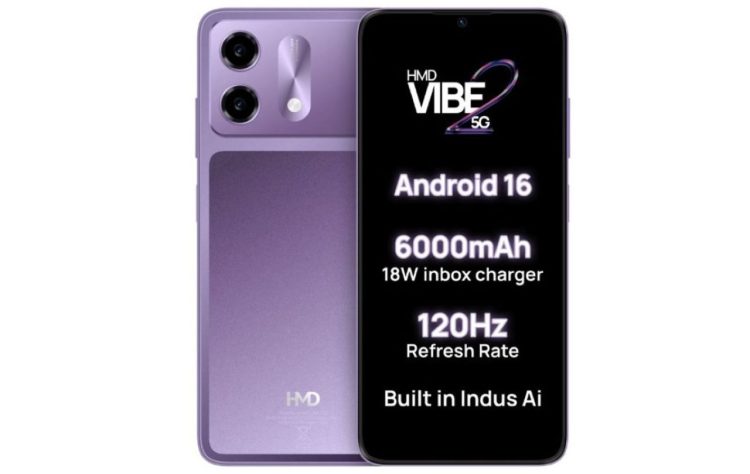 گوشی هوشمند HMD Vibe 2 5G رسما معرفی شد