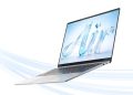 نمای زاویه‌دار از لپ‌تاپ نقره‌ای رنگ Lenovo Lecoo Air 14 با صفحه‌نمایش روشن و افکت هنری انتزاعی به شکل کلمه Air در پس‌زمینه