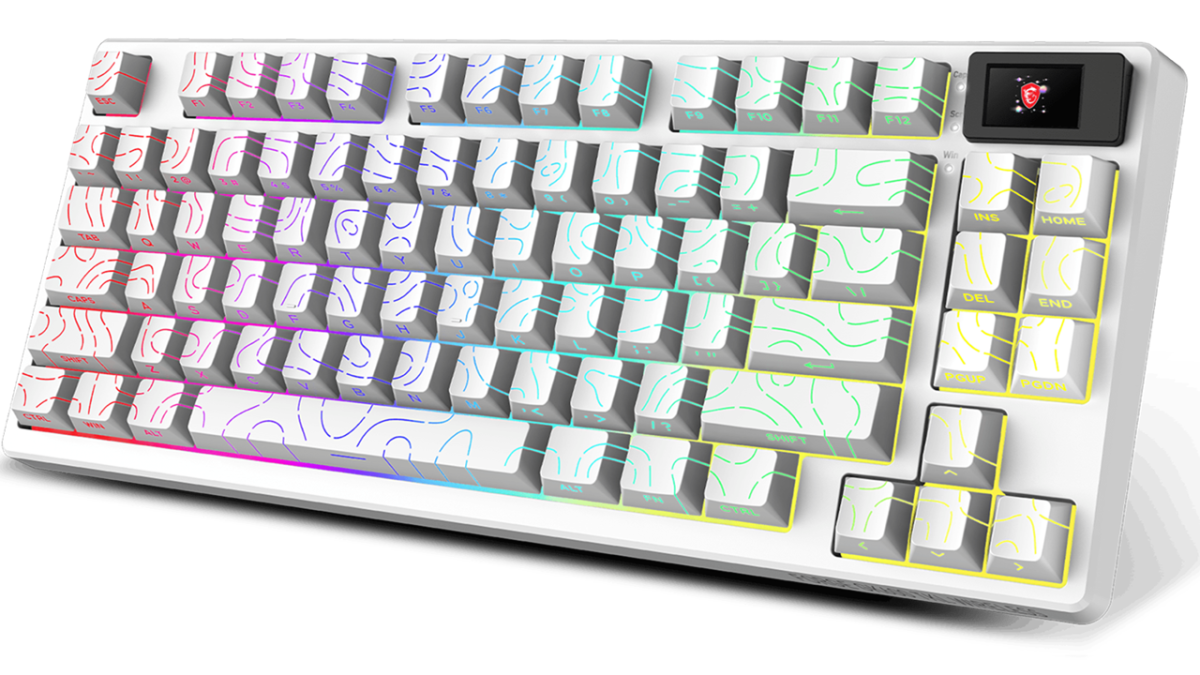 MSI FORGE GK600 یک کیبورد گیمینگ حرفه‌ای میان‌رده با نورپردازی RGB و طراحی مقاوم است.