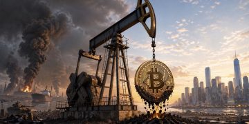 قیمت نفت و بیت‌کوین