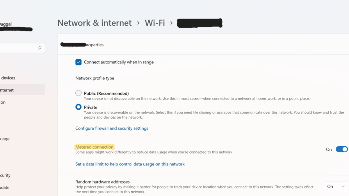 قابلیت Metered Connection در واقع مکانیزمی برای محدودیت داده اینترنت در ویندوز است.
