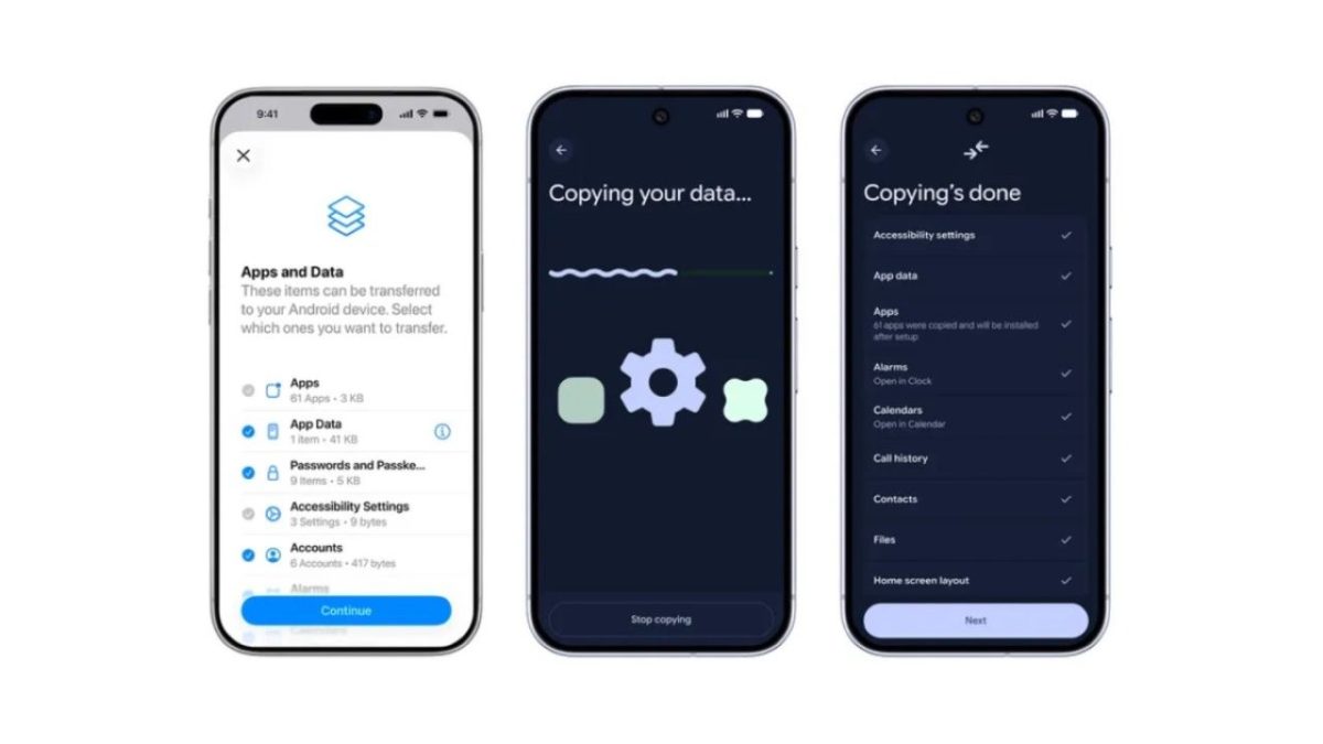 مهاجرت از iOS به اندروید سادهتر می شود