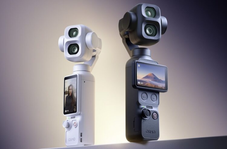 دوربین دوگانه DJI Osmo Pocket 4P رسما رونمایی شد