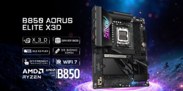 گیگابایت از مادربرد مخصوص پردازنده‌های Ryzen X3D رونمایی کرد
