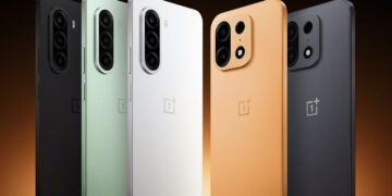 سری OnePlus Turbo 6X و Turbo 6X Pro در رنگهای مشکی، سبز، سفید، نارنجی و خاکستری در کنار یکدیگر
