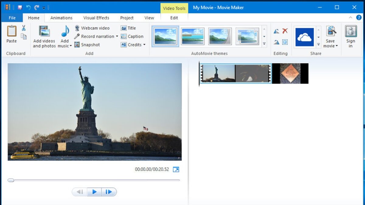 اگرچه Windows Movie Maker دیگر توسط مایکروسافت توسعه داده نمیشود، اما همچنان بسیاری از کاربران از نسخههای قدیمی آن برای پروژههای سبک استفاده میکنند.