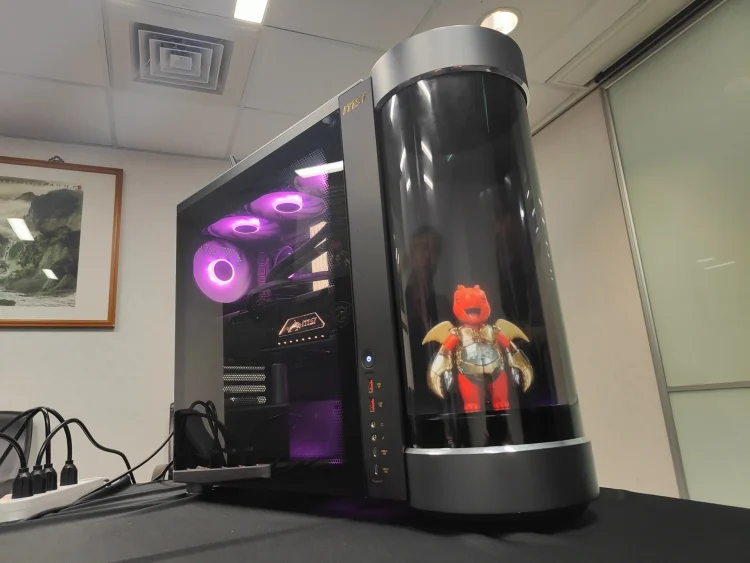 اژدهای هوش مصنوعی MSI به پرسشهای صوتی کاربران واکنش نشان می دهد