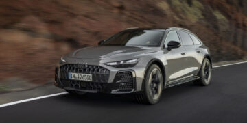 آئودی A6 Allroad 2028 در حال حرکت با طراحی جدید جلوپنجره، گلگیرهای عریض و ارتفاع بیشتر از سطح زمین