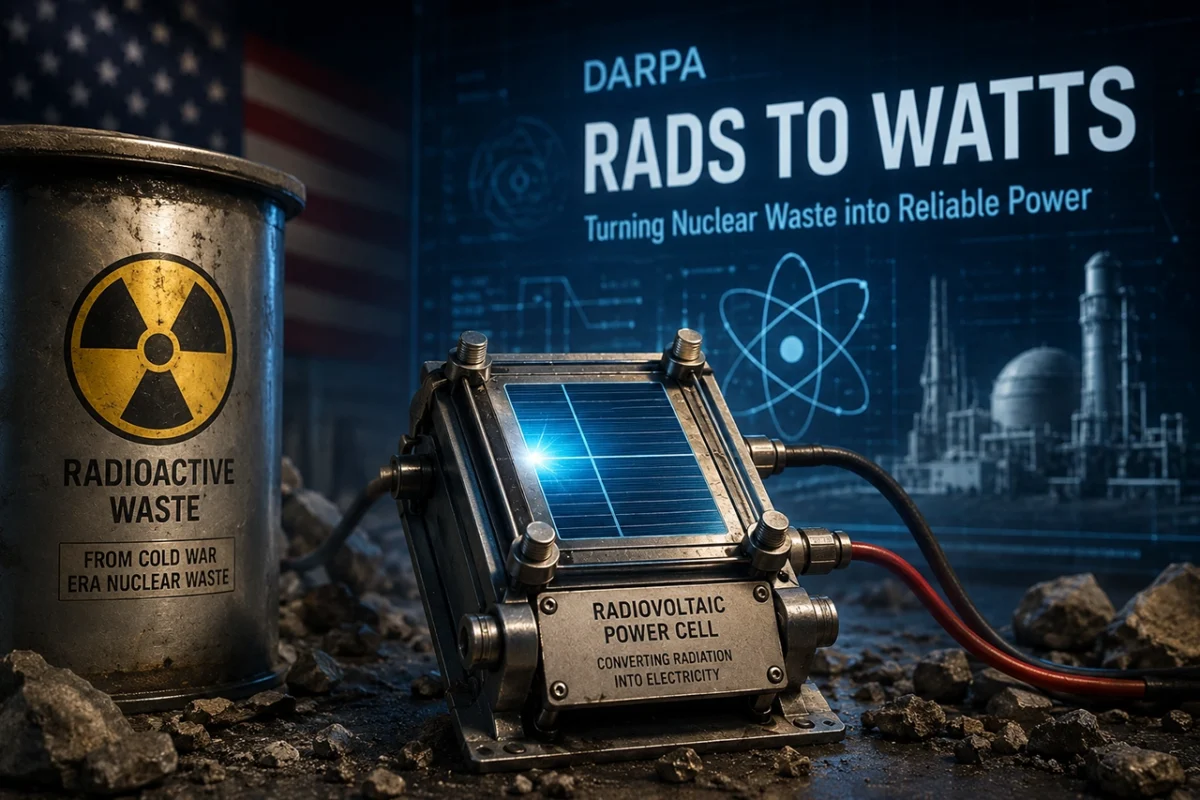 تصویر مفهومی فضاپیمای مجهز به منبع انرژی هستهای فشرده DARPA برای مأموریتهای طولانیمدت در اعماق فضا و محیطهای دورافتاده
