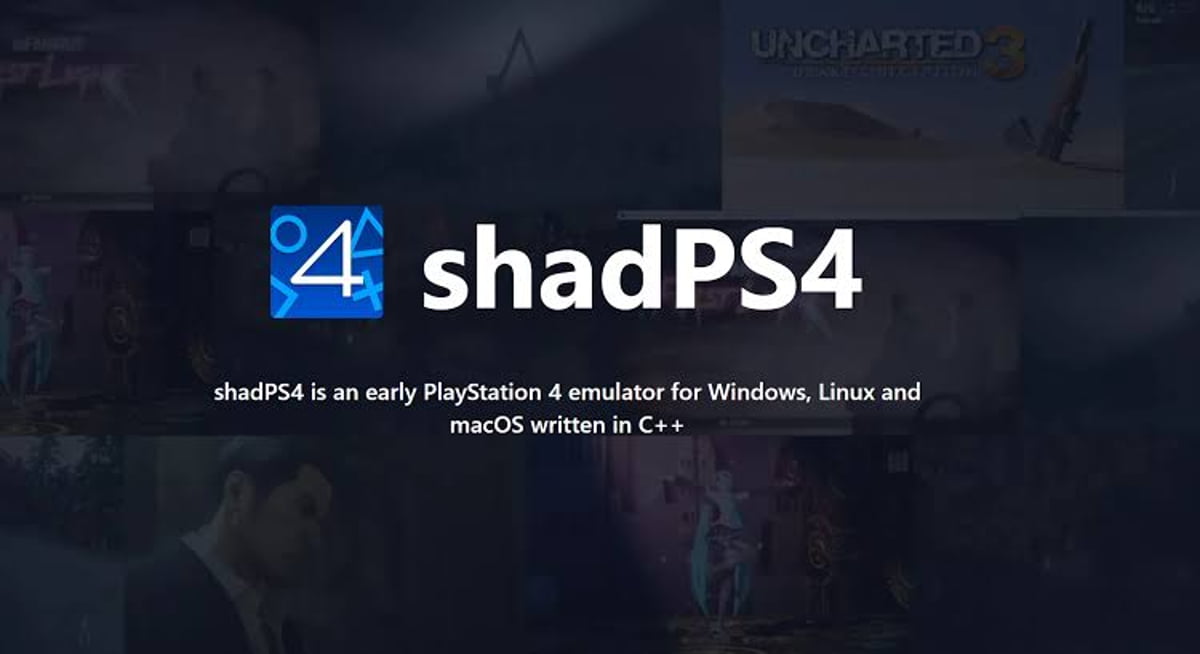 لوگوی رسمی پروژه متن‌باز shadPS4؛ شبیه‌ساز پیشروی پلی‌استیشن ۴ برای پلتفرم‌های ویندوز، لینوکس و مک. این تصویر محیط اولیه اجرای شبیه‌ساز را نشان می‌دهد که با هدف اجرای بازی‌های PS4 روی سیستم‌های خانگی توسعه یافته است.
