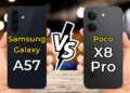 مقایسه پوکو X8 Pro با گلکسی A57