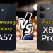 مقایسه پوکو X8 Pro با گلکسی A57