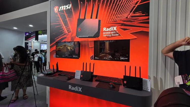 شرکت MSI از سه روتر گیمینگ WiFi 7 در نمایشگاه کامپیوتکس رونمایی کرد