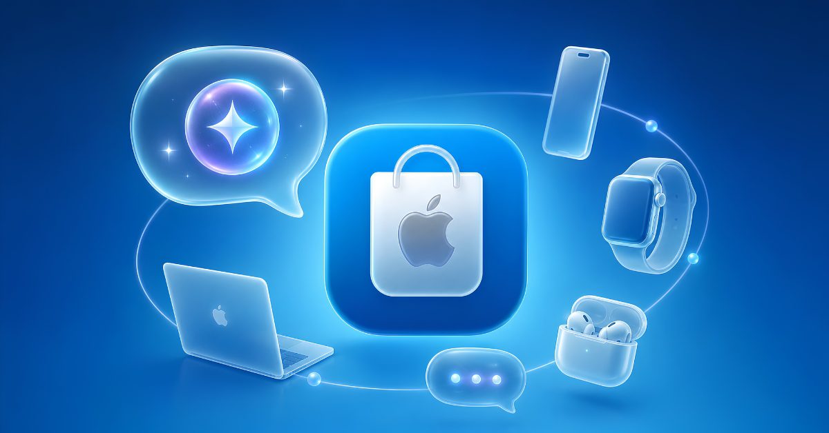 اپلیکیشن Apple Store با قابلیت جدید دستیار هوش مصنوعی خرید آپدیت می شود
