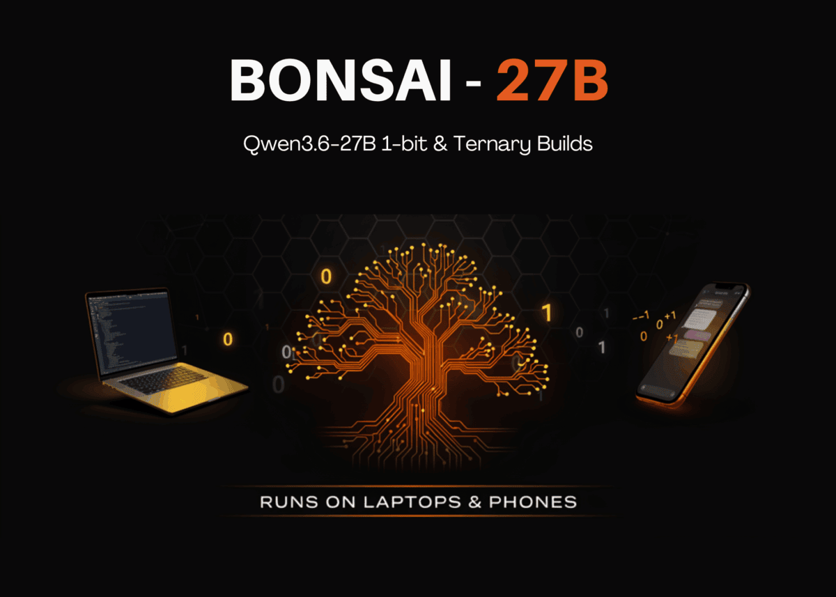 مدل زبانی Bonsai 27B بدون نیاز به فضای ابری مستقیما روی آیفون اجرا می شود